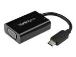StarTech.com USB C to VGA Adapter with Power Delivery, 1080p USB Type-C to VGA Monitor Video Converter with Charging, 60W PD Pass-Through, Thunderbolt 3 Compatible Projector Adapter, Black