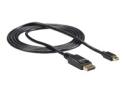 StarTech.com 6ft (2m) Mini DisplayPort to DisplayPort 1.2 Cable, 4K x 2K UHD Mini DisplayPort to DisplayPort Adapter Cable, Mini DP to DP Cable for Monitor, mDP to DP Converter Cord
