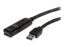 StarTech 16.4ft Active USB 3.0 Extension Cable with AC Power Adapter