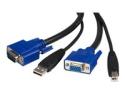 StarTech.com 1,8 m 2-i-1 USB KVM-kabel