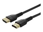 StarTech.com 2m Premium Certified HDMI 2.0 Cable with Ethernet, Durable High Speed UHD 4K 60Hz HDR 10, 6ft Rugged M/M HDMI Cord with Aramid Fiber, TPE, Ultra HD Monitors, TVs & Displays