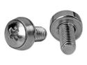 StarTech.com 50 Pkg M6 Mounting Screws for Server Rack Cabinet (CABSCREWSM6)
