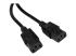 StarTech 6ft (2m) UK Computer Power Cable Y Splitter, 18AWG, BS 1363 to 2x C13 Power Cord, 10A 250V, Replacement AC Power Cord, Monitor Power Cable, BS 1363 to 2x IEC C13 Kettle Lead - Close up