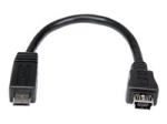 StarTech.com 6in Micro USB to Mini USB Adapter Cable M/F